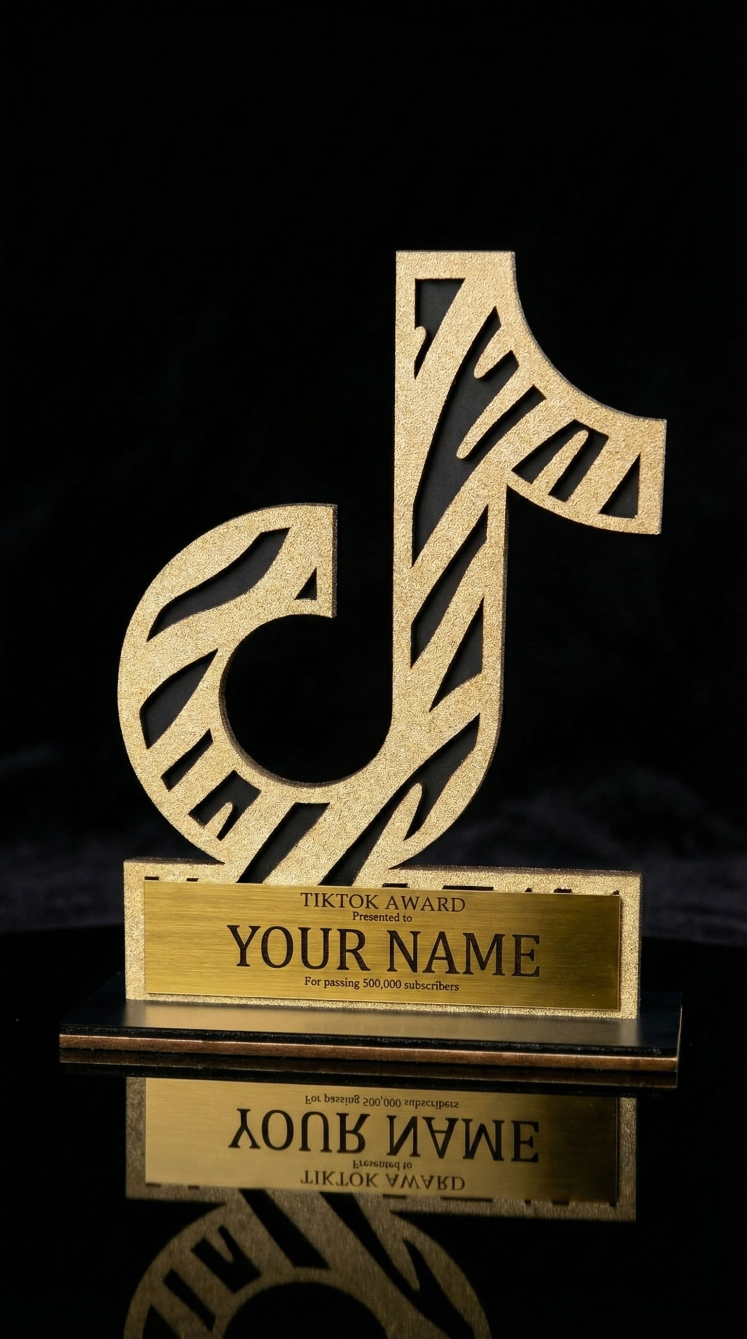 Trophée TikTok Premium - Exemple