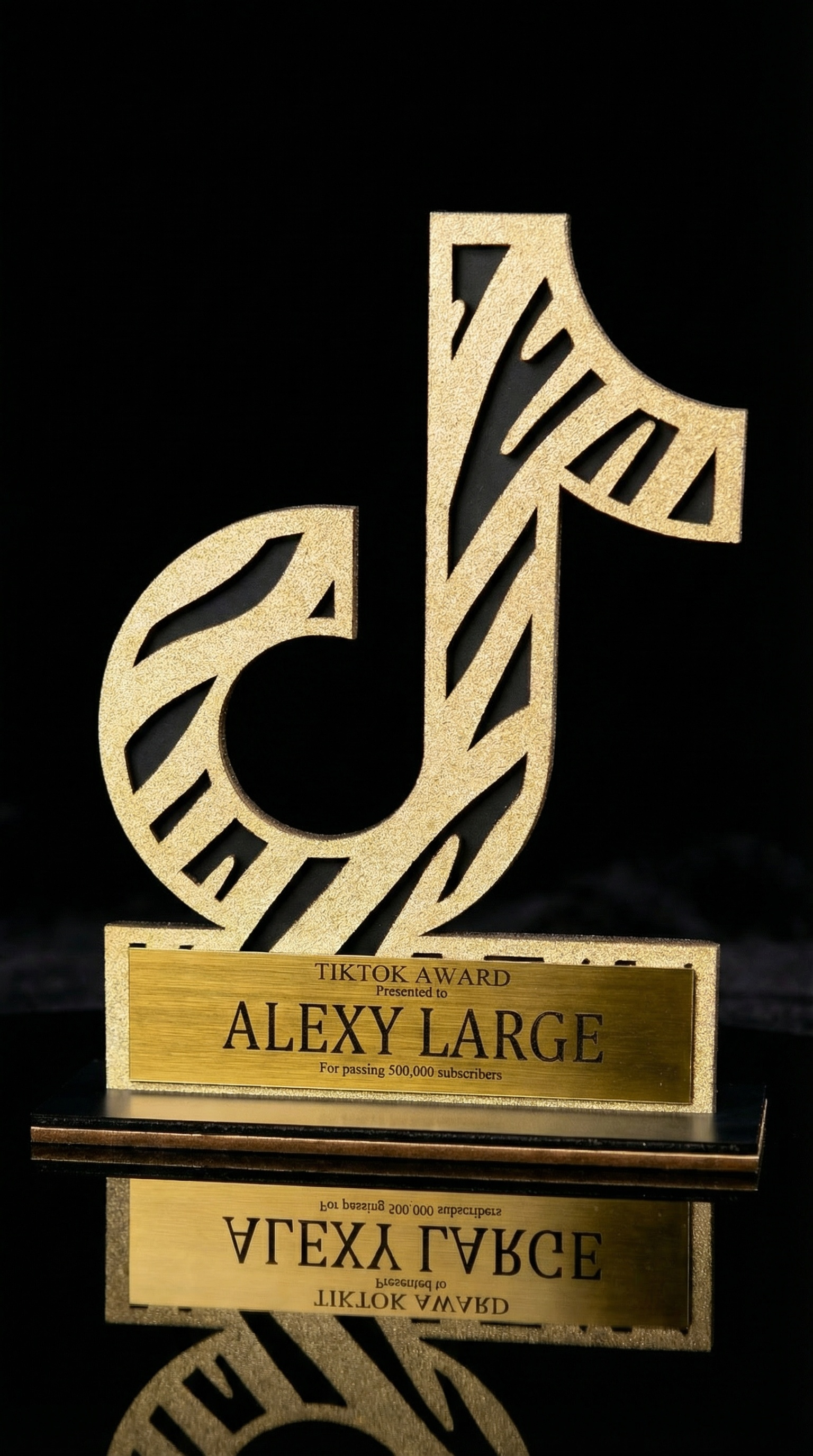 Trophée TikTok Premium - Alexy Large